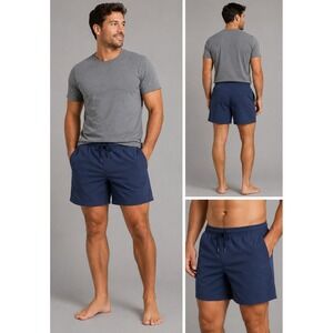 Michel Rouen Proflex Shorts Mens 3XL Navy Blue Performance 4-Way Stretch UPF 30+